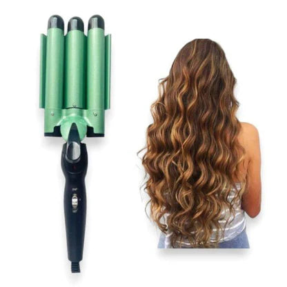 Combo Plancha Rizadora Sirena Aguacate