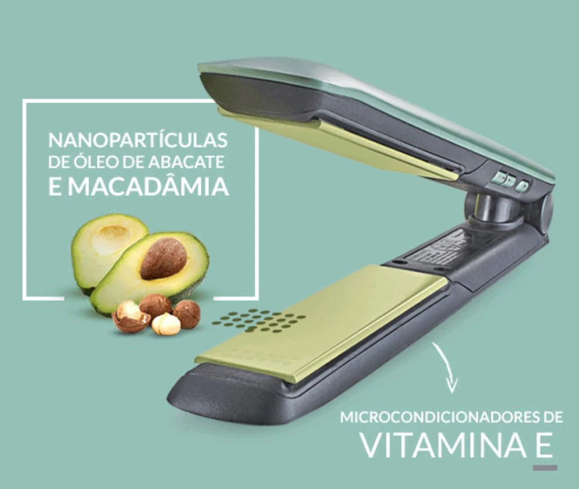 Combo Plancha Rizadora Sirena Aguacate