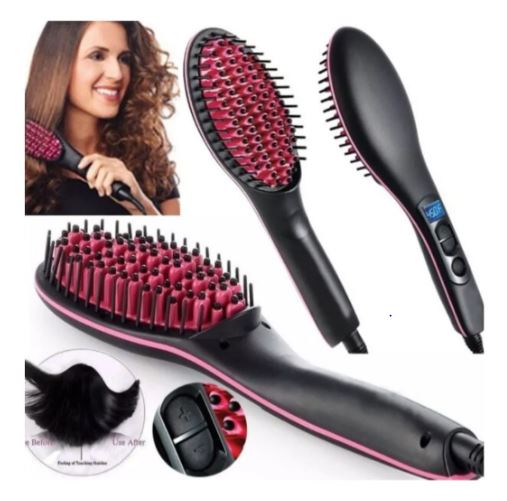Cepilla y alisa tu cabello en minutos! – Cepillo Alisador De Cabello Eléctrico